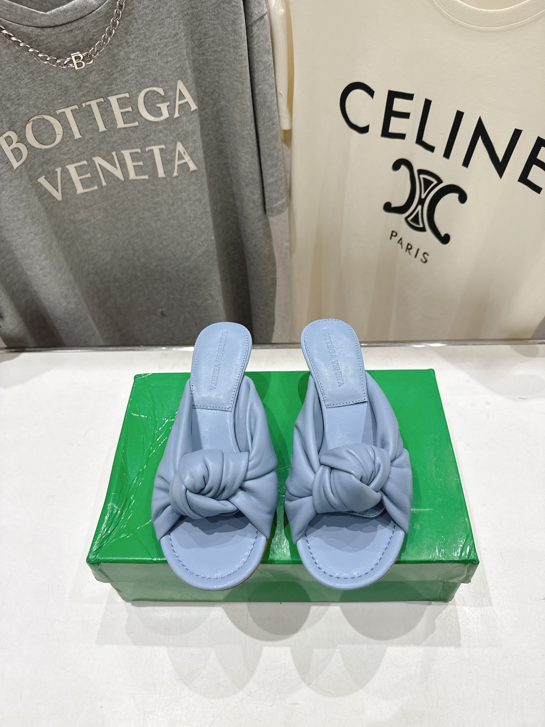 高版本出厂 Bottega Veneta/BV F065 2026ss夏季新款Parco Mule女士打