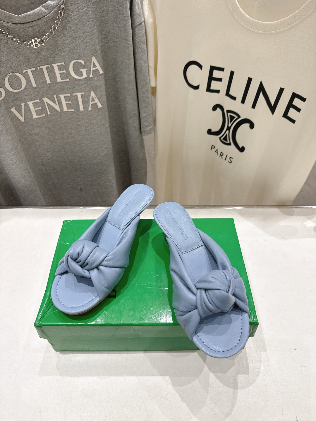 高版本出厂 Bottega Veneta/BV F065 2026ss夏季新款Parco Mule女士打