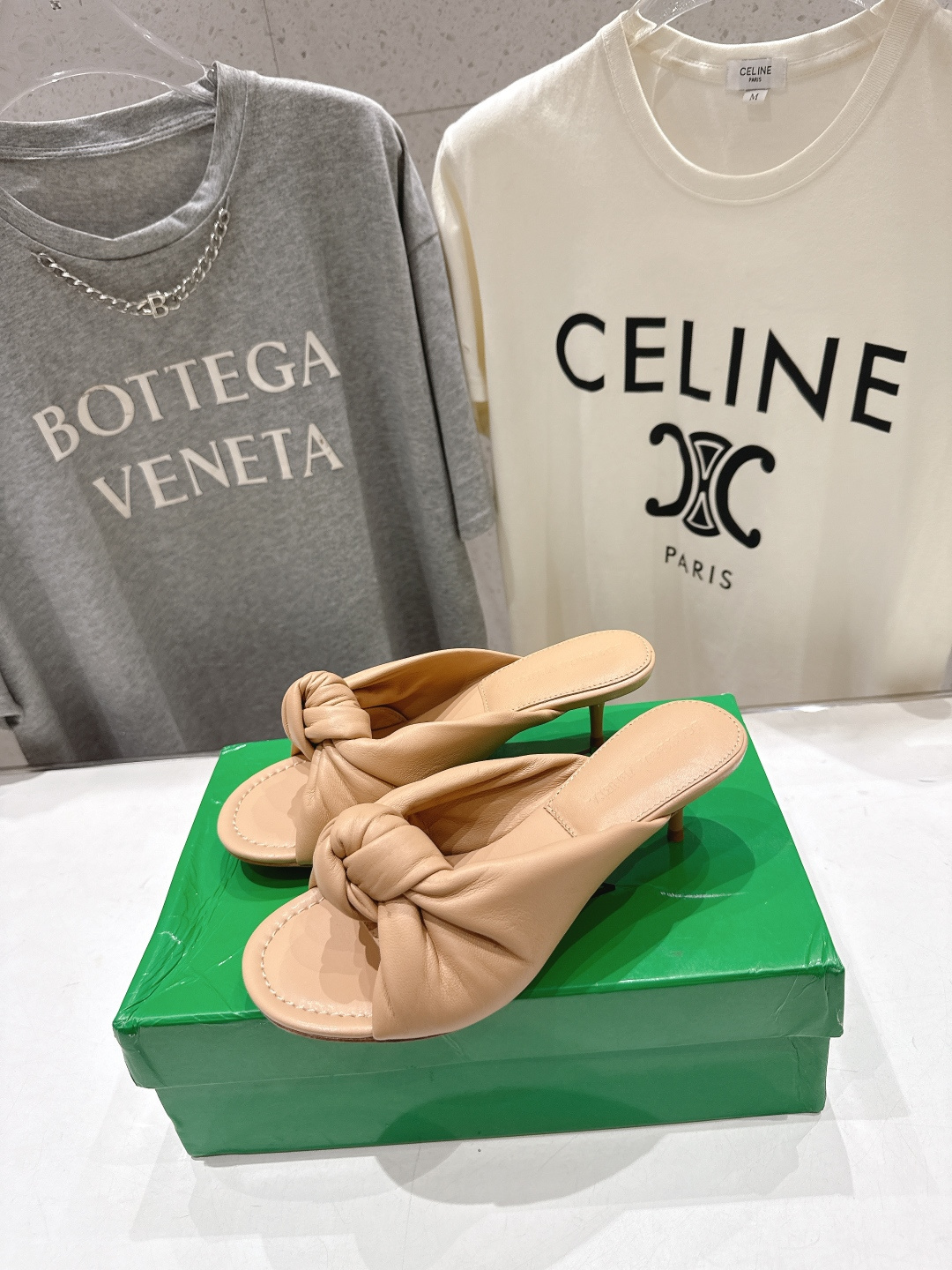 高版本出厂 Bottega Veneta/BV F065 2026ss夏季新款Parco Mule女士打