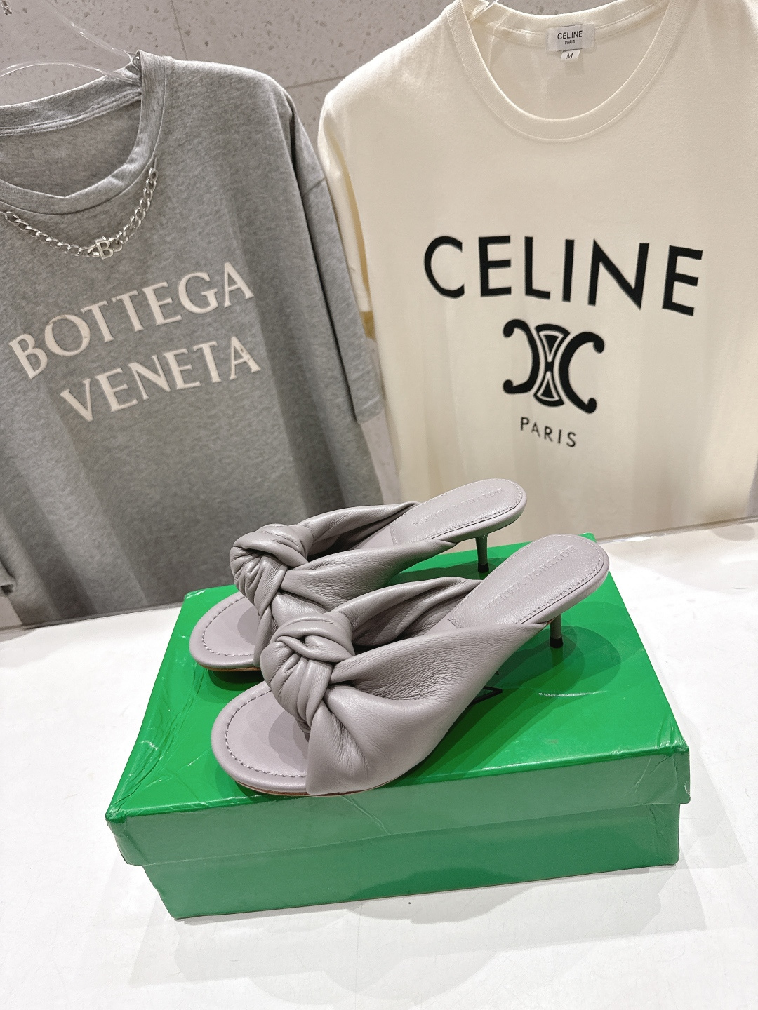 高版本出厂 Bottega Veneta/BV F065 2026ss夏季新款Parco Mule女士打