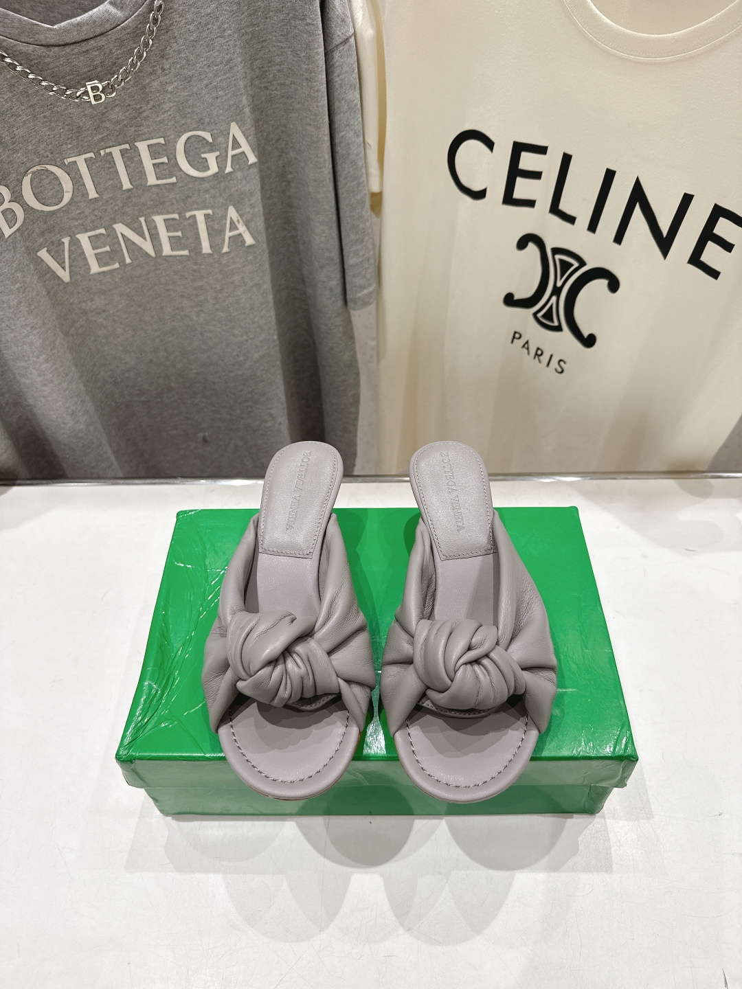高版本出厂 Bottega Veneta/BV F065 2026ss夏季新款Parco Mule女士打