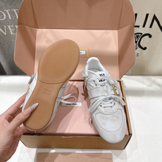 高版本出厂 miumiu 缪缪F051 Miu Miu x New Balance联名款白色休闲运动 高版本出厂 miumiu 缪缪F051 Miu Miu x New Balance联名款白色休闲运动