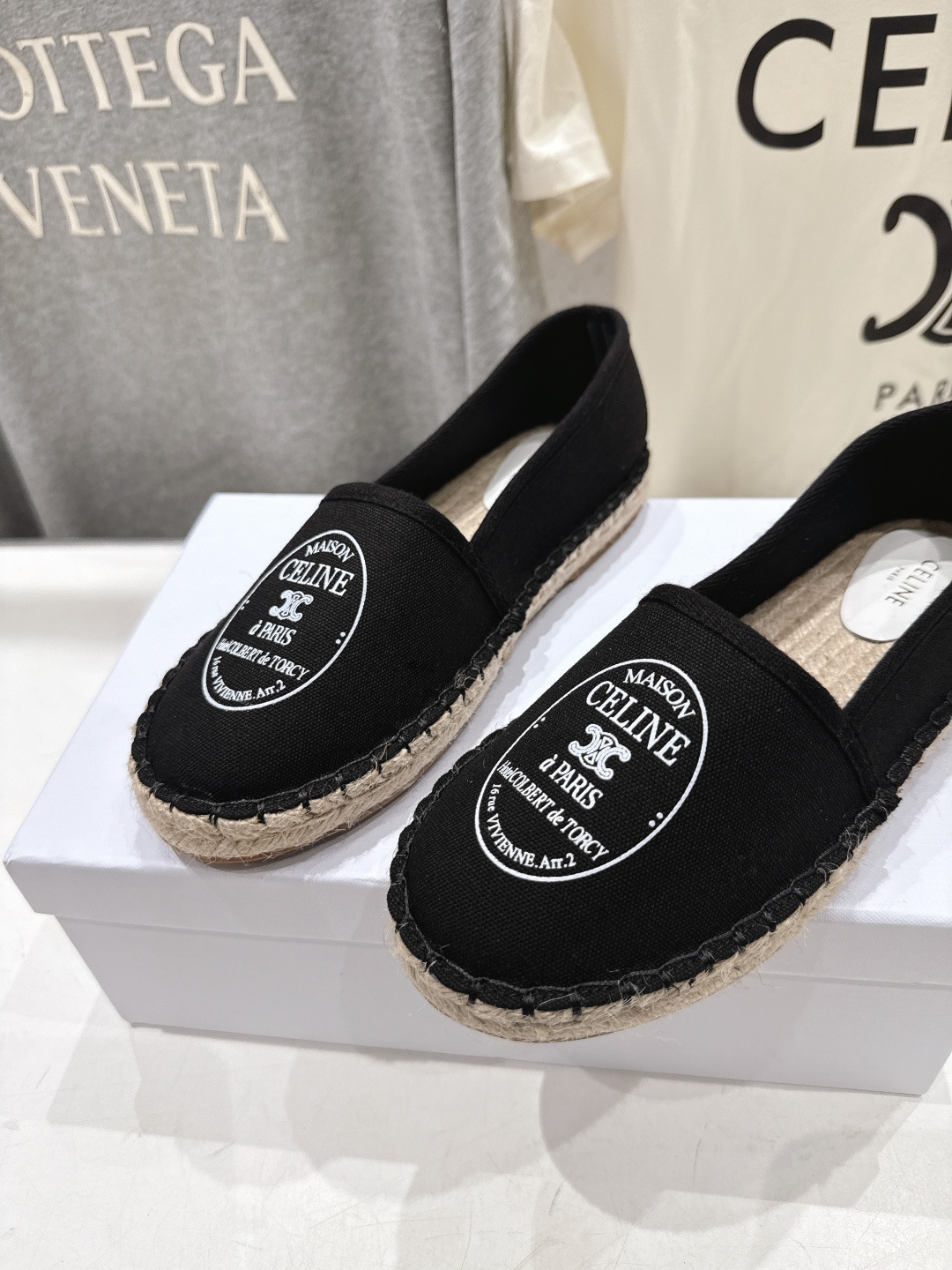 高版本出厂 Celine*塞琳F035 2026ss新款麻绳底渔夫鞋厚底系带休闲鞋帆布鞋，高级感十足鞋头
