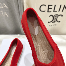 高版本出厂 Celine*塞琳F035 2026ss新款麻绳底渔夫鞋厚底系带休闲鞋帆布鞋,高级感十足鞋头 高版本出厂 Celine*塞琳F035 2026ss新款麻绳底渔夫鞋厚底系带休闲鞋帆布鞋,高级感十足鞋头