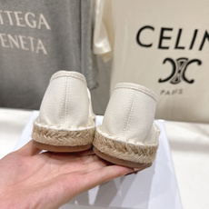 高版本出厂 Celine*塞琳F035 2026ss新款麻绳底渔夫鞋厚底系带休闲鞋帆布鞋,高级感十足鞋头 高版本出厂 Celine*塞琳F035 2026ss新款麻绳底渔夫鞋厚底系带休闲鞋帆布鞋,高级感十足鞋头