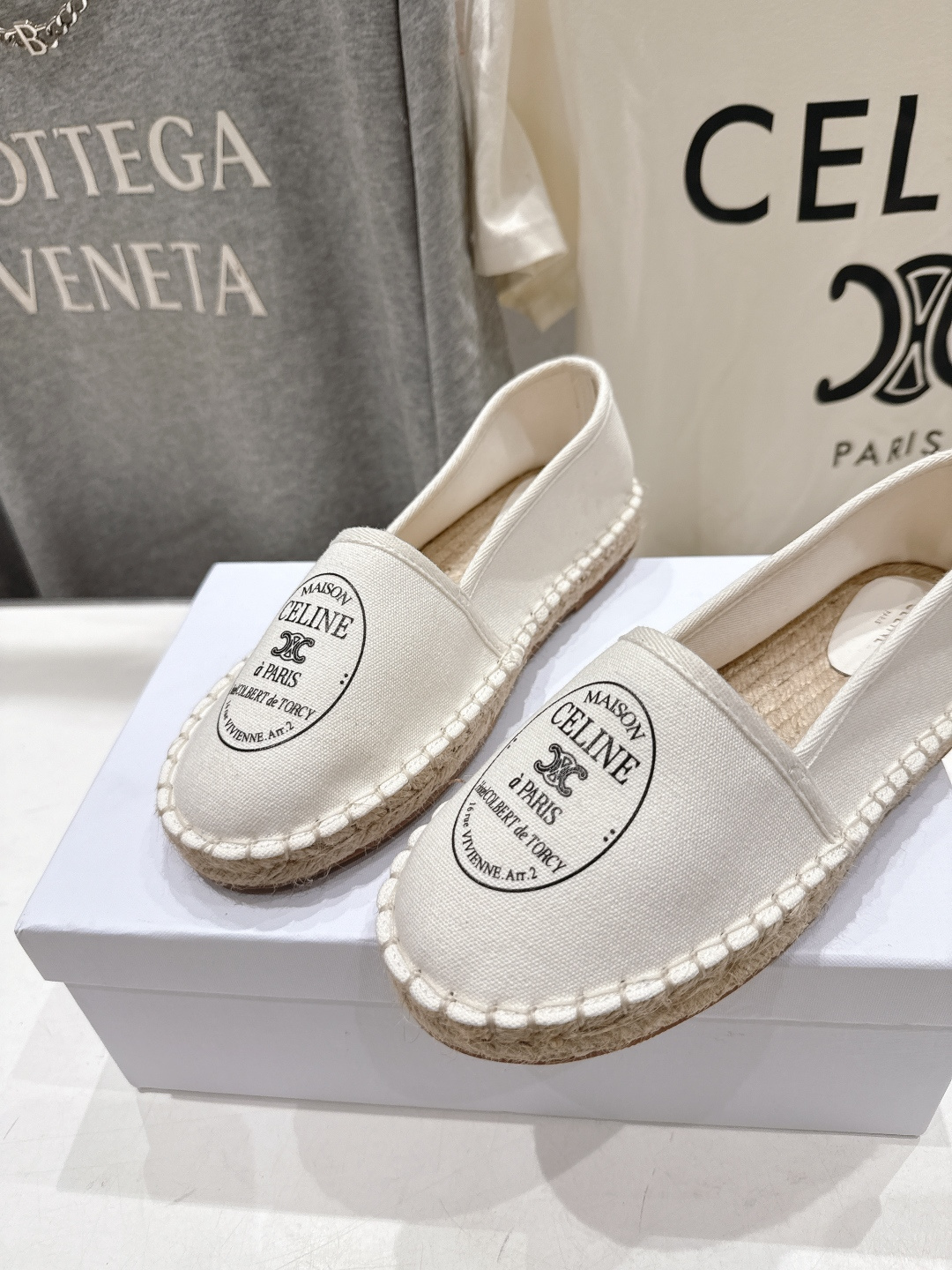 高版本出厂 Celine*塞琳F035 2026ss新款麻绳底渔夫鞋厚底系带休闲鞋帆布鞋,高级感十足鞋头 高版本出厂 Celine*塞琳F035 2026ss新款麻绳底渔夫鞋厚底系带休闲鞋帆布鞋,高级感十足鞋头