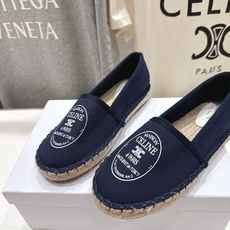 高版本出厂 Celine*塞琳F035 2026ss新款麻绳底渔夫鞋厚底系带休闲鞋帆布鞋,高级感十足鞋头 高版本出厂 Celine*塞琳F035 2026ss新款麻绳底渔夫鞋厚底系带休闲鞋帆布鞋,高级感十足鞋头