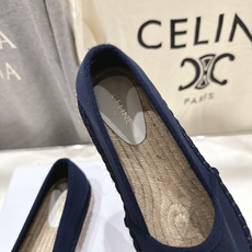 高版本出厂 Celine*塞琳F035 2026ss新款麻绳底渔夫鞋厚底系带休闲鞋帆布鞋,高级感十足鞋头 高版本出厂 Celine*塞琳F035 2026ss新款麻绳底渔夫鞋厚底系带休闲鞋帆布鞋,高级感十足鞋头