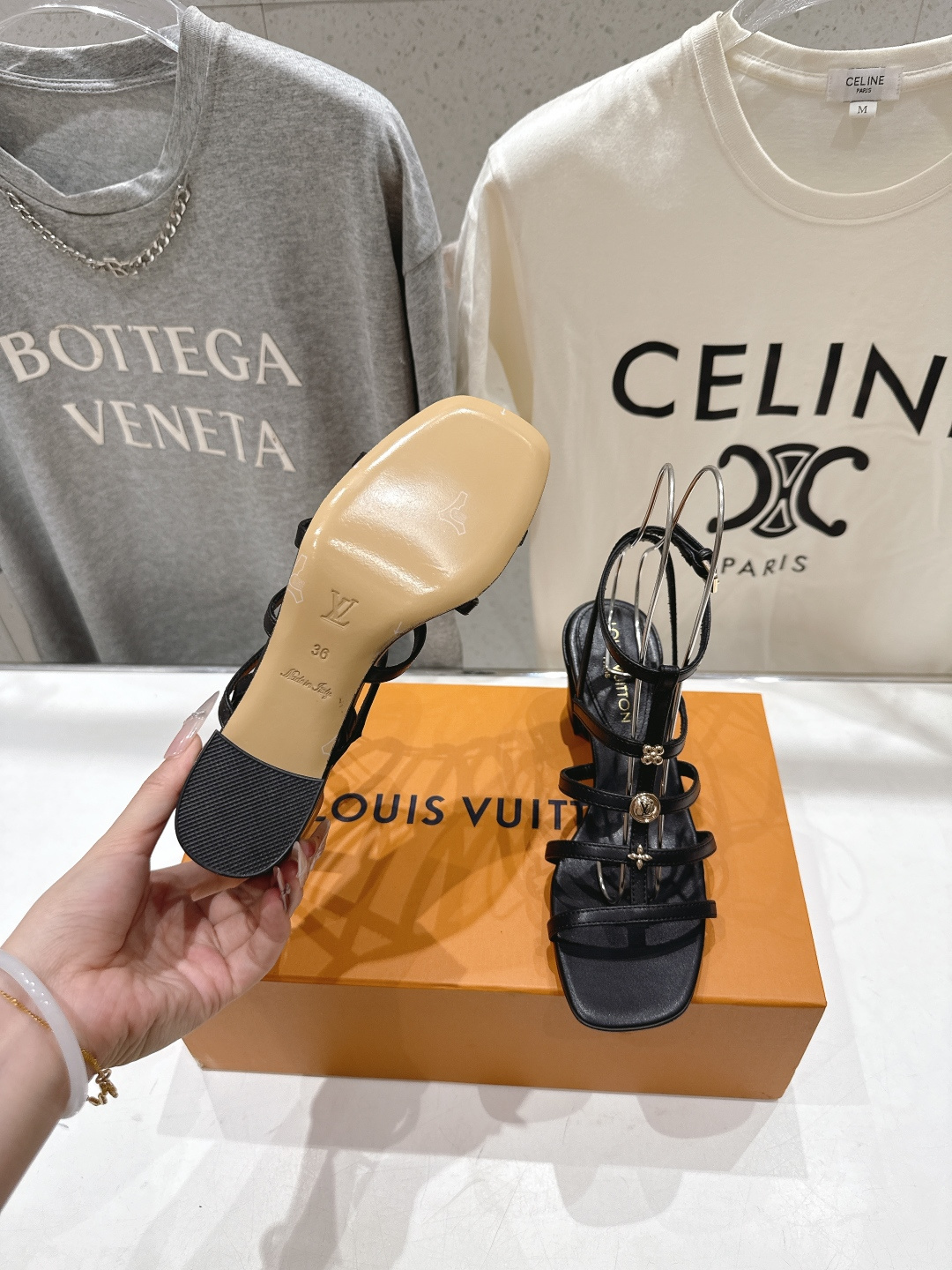 高版本出厂  Louis Vuitton ss26 new arrival LV驴牌夏季系列新款高跟鞋凉
