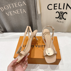 高版本出厂 Louis Vuitton ss26 new arrival LV驴牌夏季新款小高跟凉鞋简 高版本出厂 Louis Vuitton ss26 new arrival LV驴牌夏季新款小高跟凉鞋简