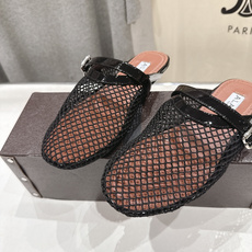 高版本出厂 独家新品 Alaia F027 阿莱亚26ss/新款网面平底鞋芭蕾舞鞋 最近超火的一款网面平 高版本出厂 独家新品 Alaia F027 阿莱亚26ss/新款网面平底鞋芭蕾舞鞋 最近超火的一款网面平