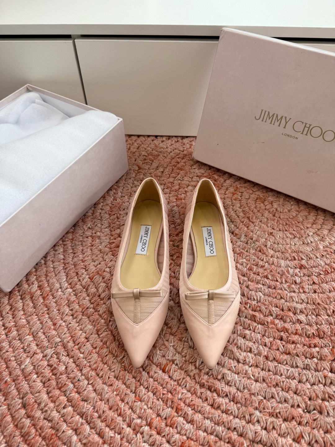 🌾G987所见即所得JimmyCho*吉米周2026早春爆品 顶版 尖头高跟鞋 这也太仙了叭，像艺术品一