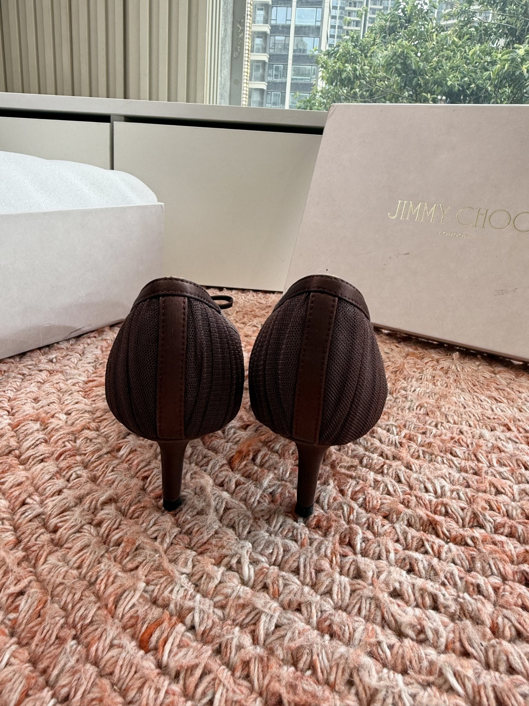 🌾G987所见即所得JimmyCho*吉米周2026早春爆品 顶版 尖头高跟鞋 这也太仙了叭，像艺术品一
