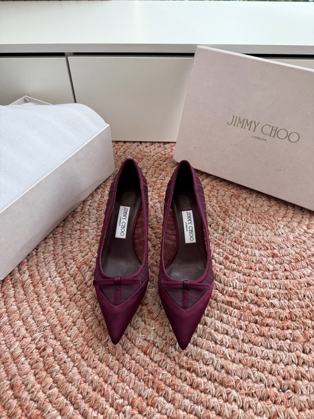 🌾G987所见即所得JimmyCho*吉米周2026早春爆品 顶版 尖头高跟鞋 这也太仙了叭，像艺术品一