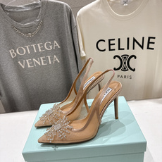 高版本出厂 「ᴀqᴜᴀᴢᴢᴜʀᴀ」AQUAZZURA/菠萝F072 2026ss夏季新款尖头网纱高跟水钻 高版本出厂 「ᴀqᴜᴀᴢᴢᴜʀᴀ」AQUAZZURA/菠萝F072 2026ss夏季新款尖头网纱高跟水钻