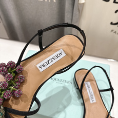 高版本出厂 「ᴀqᴜᴀᴢᴢᴜʀᴀ」AQUAZZURA/菠萝F072 2026ss夏季新款平底水钻凉鞋__ 高版本出厂 「ᴀqᴜᴀᴢᴢᴜʀᴀ」AQUAZZURA/菠萝F072 2026ss夏季新款平底水钻凉鞋__