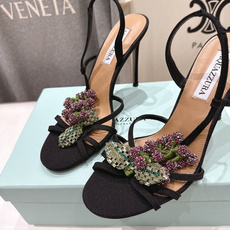 高版本出厂 「ᴀqᴜᴀᴢᴢᴜʀᴀ」AQUAZZURA/菠萝F072 2026ss夏季新款高跟水钻凉鞋__ 高版本出厂 「ᴀqᴜᴀᴢᴢᴜʀᴀ」AQUAZZURA/菠萝F072 2026ss夏季新款高跟水钻凉鞋__
