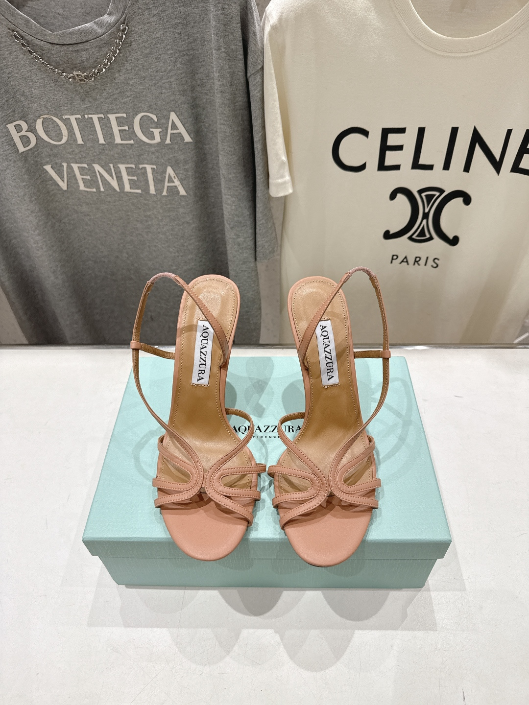 高版本出厂 「ᴀqᴜᴀᴢᴢᴜʀᴀ」AQUAZZURA/菠萝F072 2026ss夏季新款高跟凉鞋____