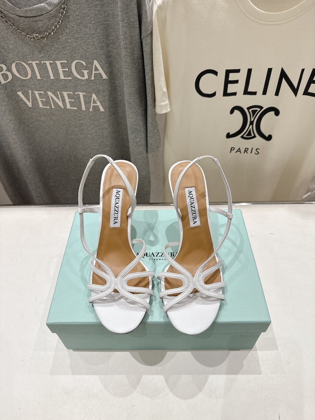 高版本出厂 「ᴀqᴜᴀᴢᴢᴜʀᴀ」AQUAZZURA/菠萝F072 2026ss夏季新款高跟凉鞋____