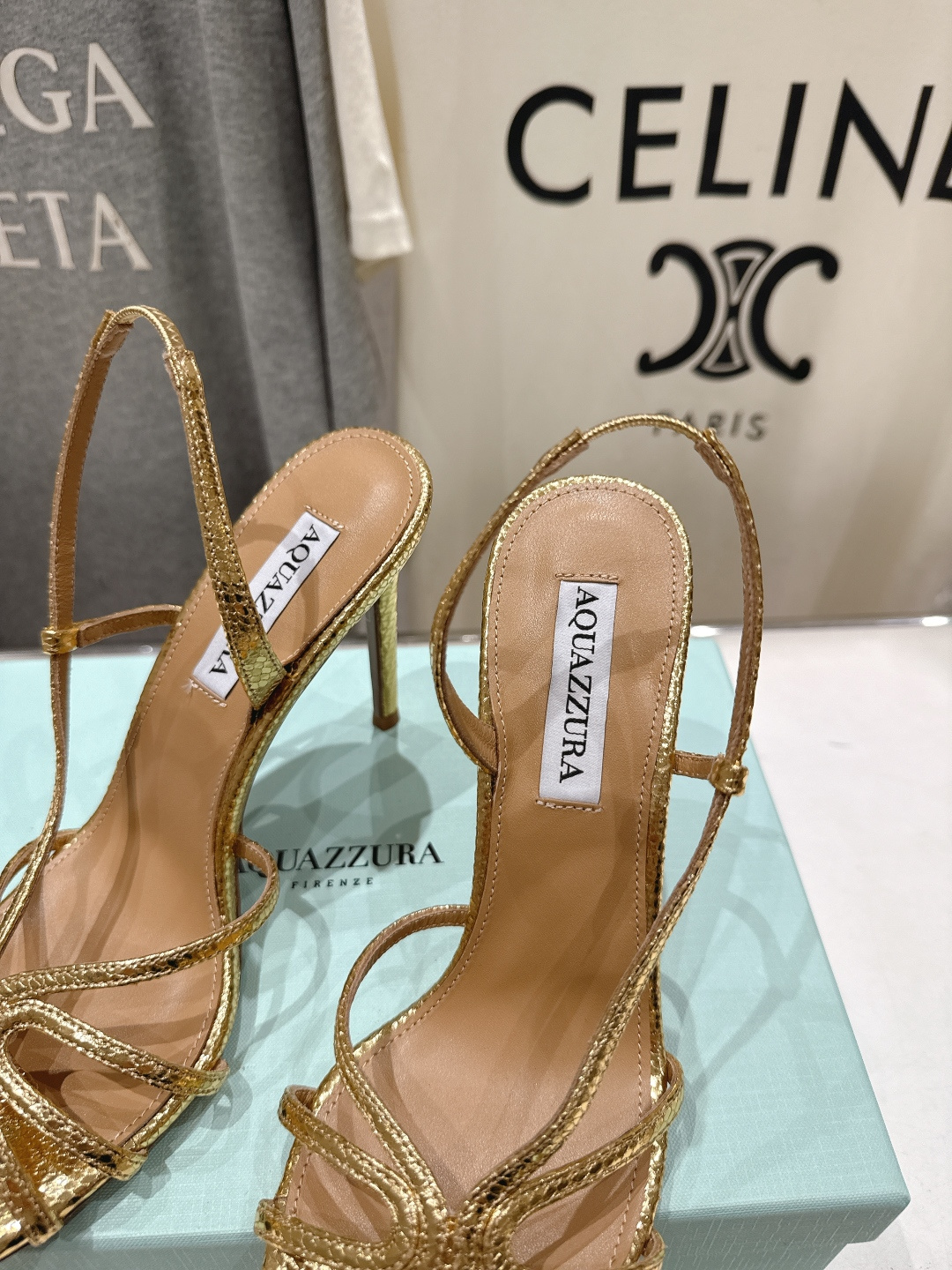 高版本出厂 「ᴀqᴜᴀᴢᴢᴜʀᴀ」AQUAZZURA/菠萝F072 2026ss夏季新款高跟凉鞋____