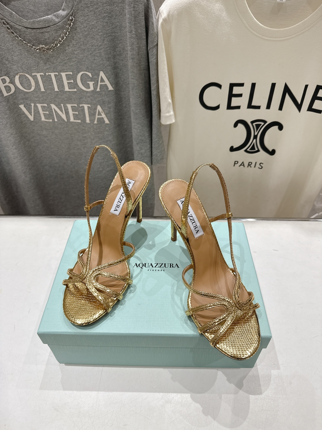 高版本出厂 「ᴀqᴜᴀᴢᴢᴜʀᴀ」AQUAZZURA/菠萝F072 2026ss夏季新款高跟凉鞋____
