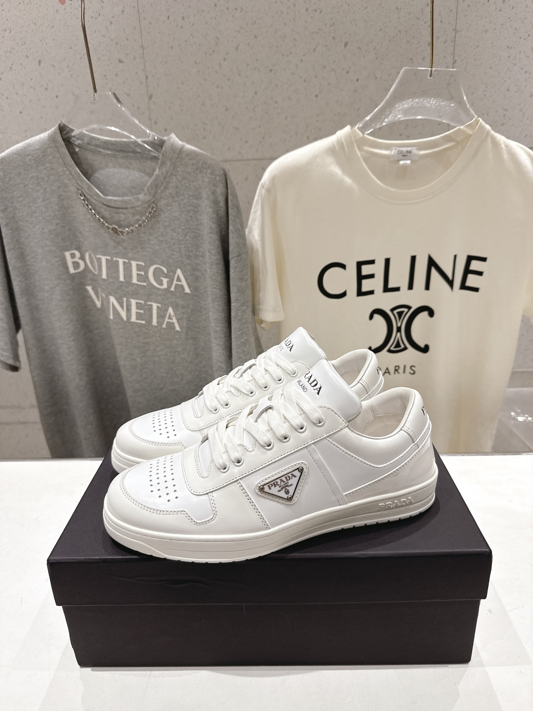 高版本出厂 男码+10  Prada*普拉达F023 2026ss新款系带情侣款休闲鞋运动鞋闪亮登场🌟时