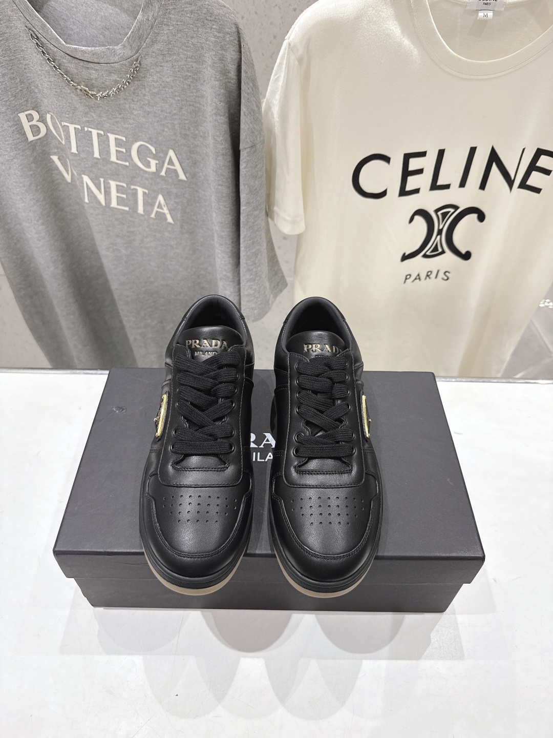 高版本出厂 男码+10  Prada*普拉达F023 2026ss新款系带情侣款休闲鞋运动鞋闪亮登场🌟时