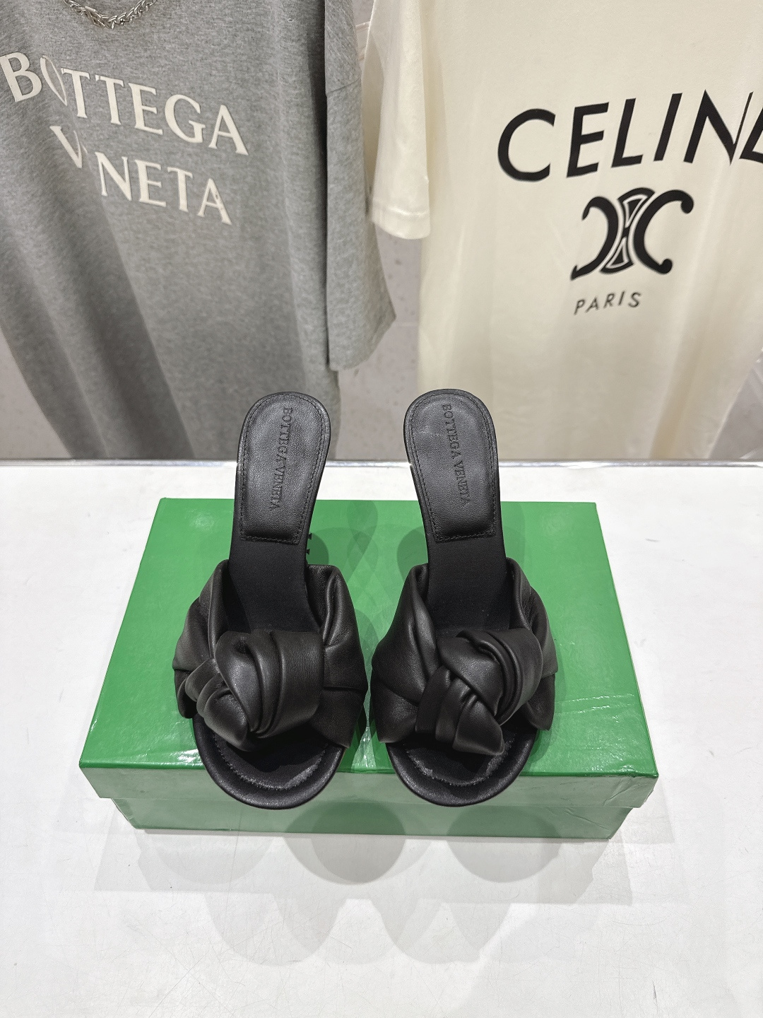 高版本出厂 Bottega Veneta/BV F065 2026ss夏季新款Parco Mule女士打