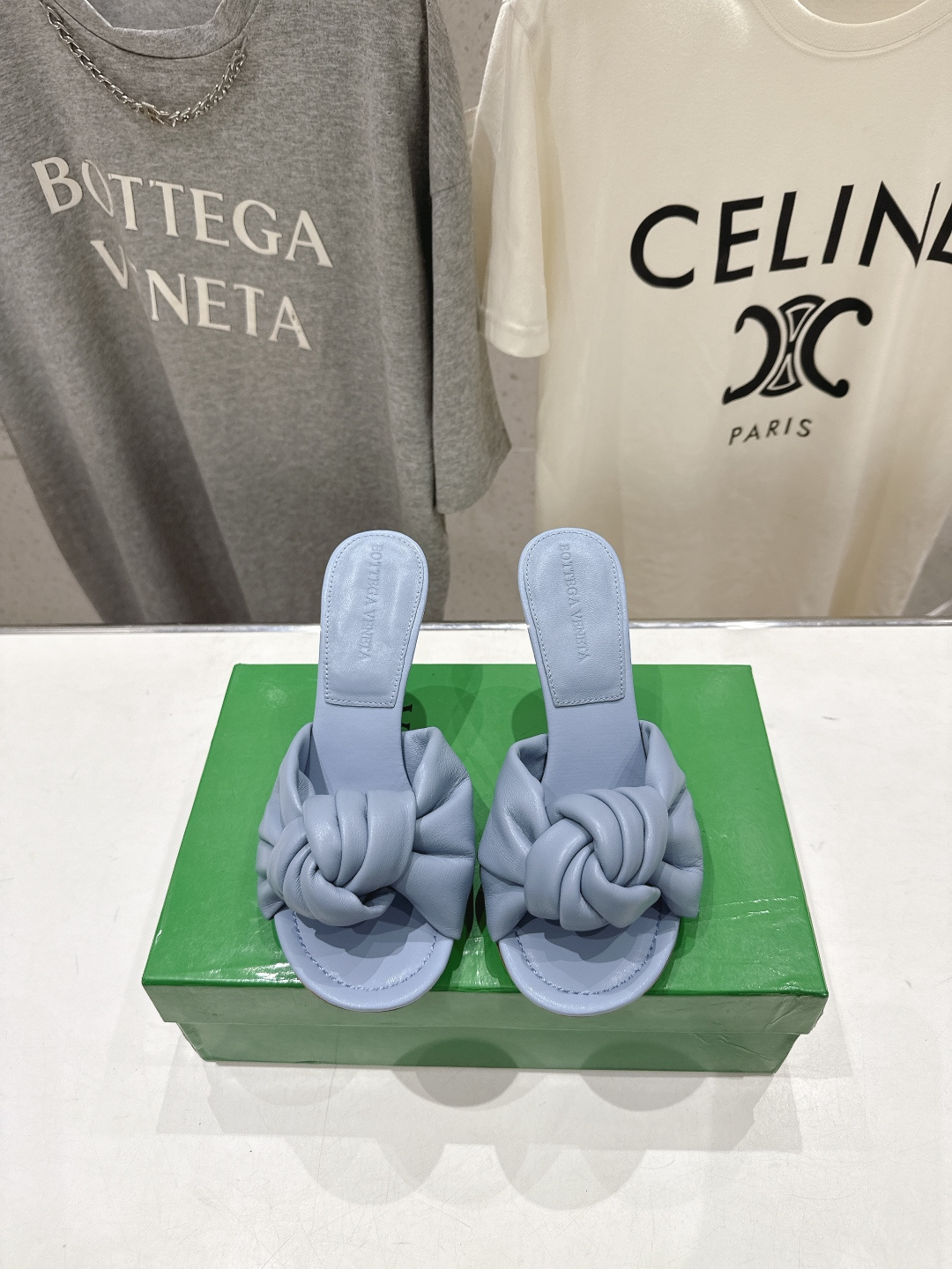 高版本出厂 Bottega Veneta/BV F065 2026ss夏季新款Parco Mule女士打