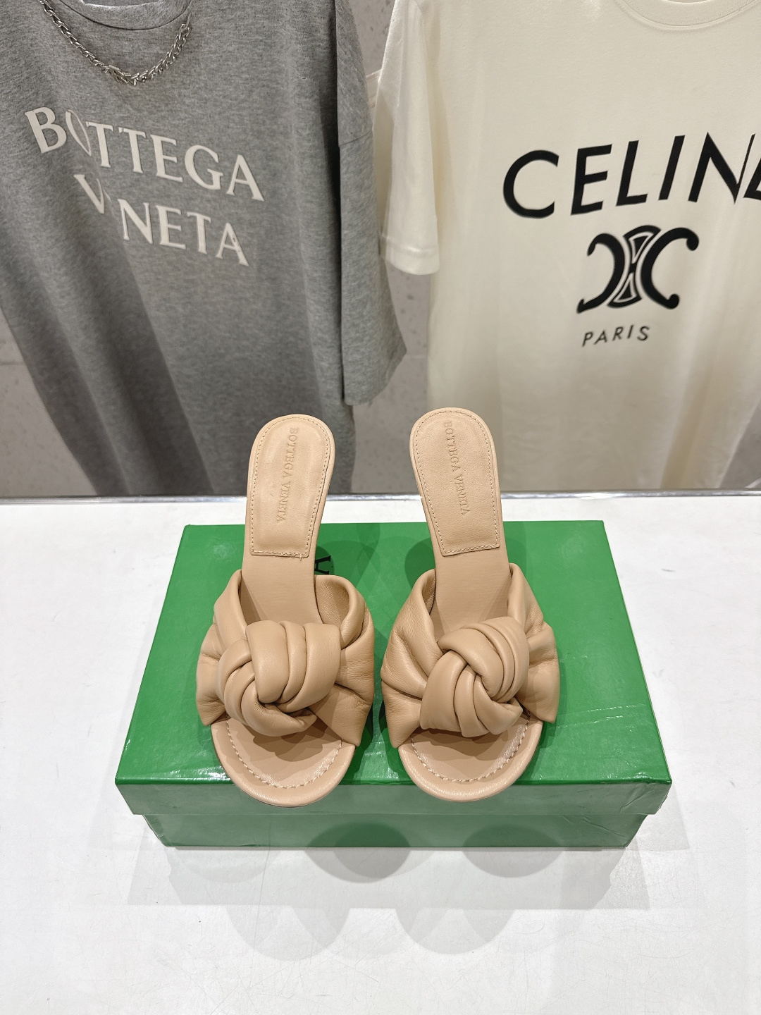 高版本出厂 Bottega Veneta/BV F065 2026ss夏季新款Parco Mule女士打