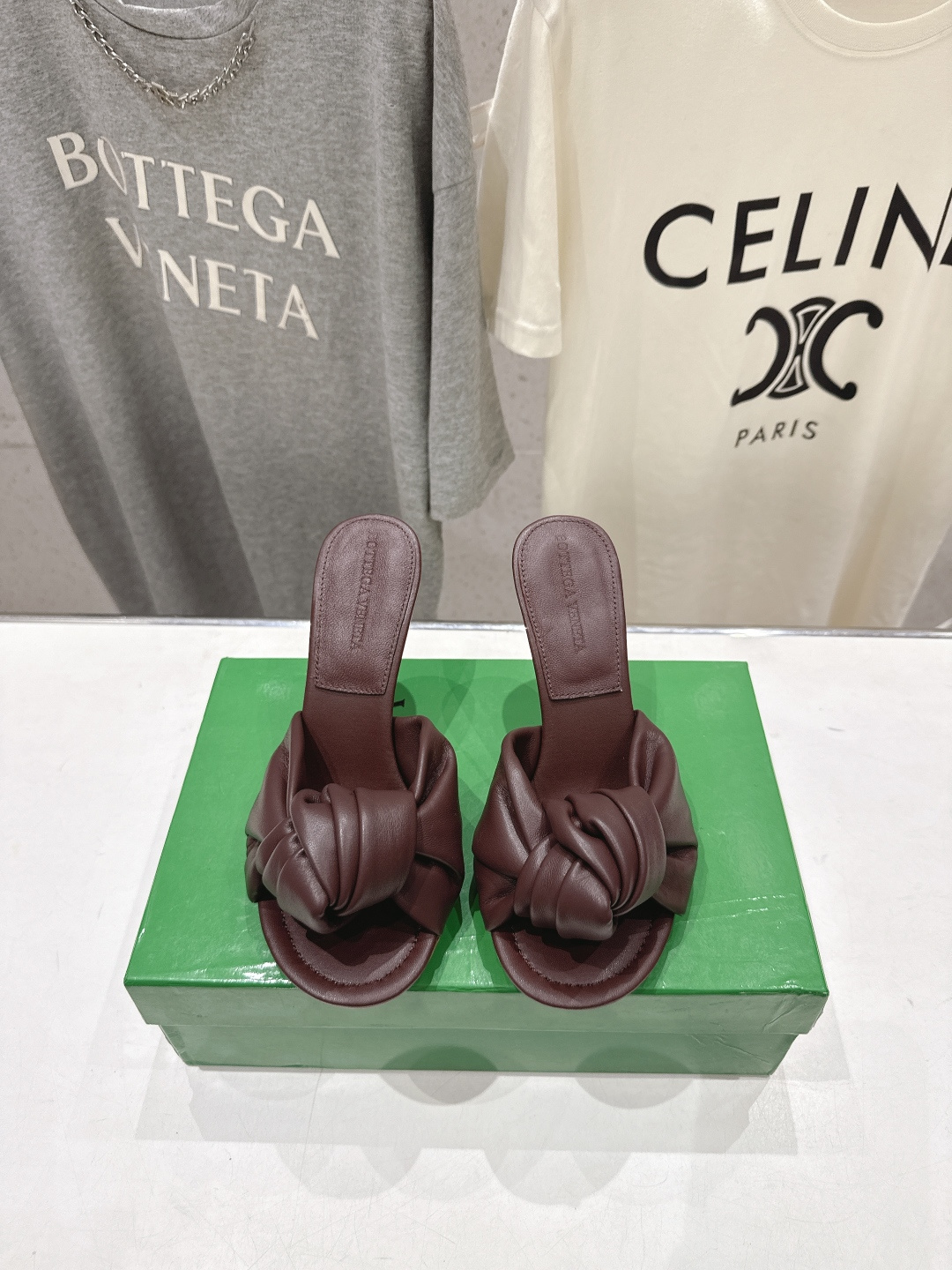 高版本出厂 Bottega Veneta/BV F065 2026ss夏季新款Parco Mule女士打