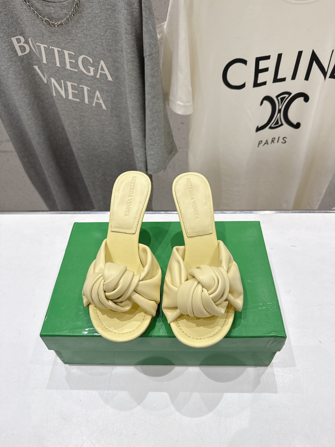 高版本出厂 Bottega Veneta/BV F065 2026ss夏季新款Parco Mule女士打