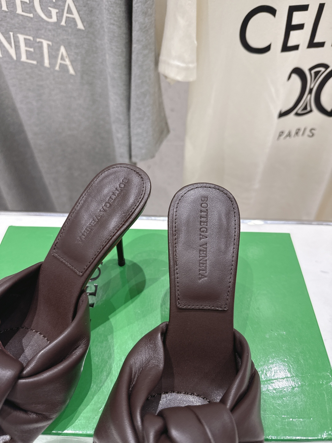 高版本出厂 Bottega Veneta/BV F065 2026ss夏季新款Parco Mule女士打