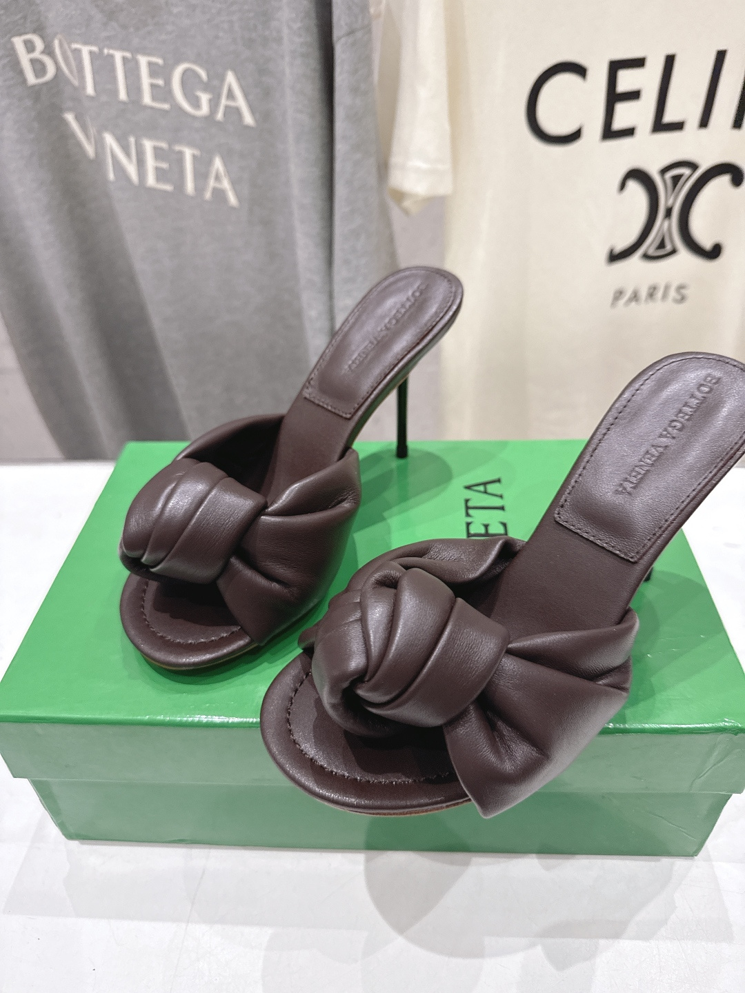 高版本出厂 Bottega Veneta/BV F065 2026ss夏季新款Parco Mule女士打