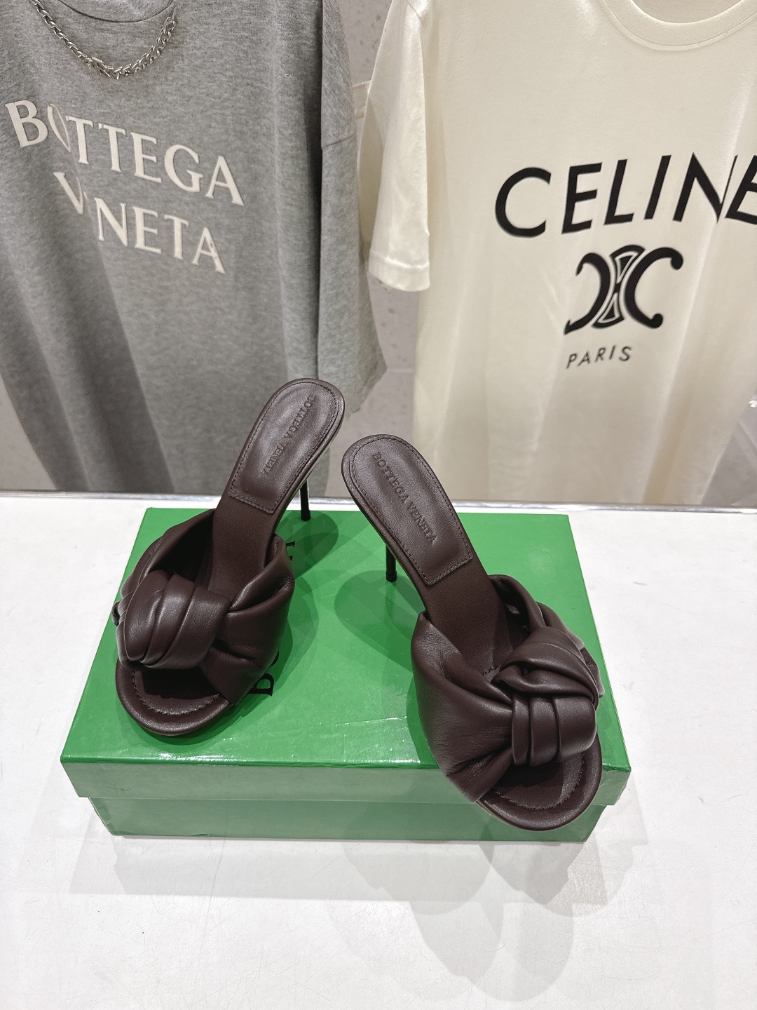 高版本出厂 Bottega Veneta/BV F065 2026ss夏季新款Parco Mule女士打