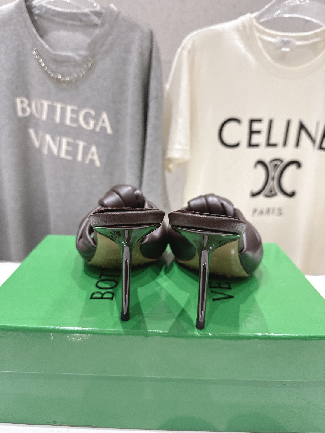 高版本出厂 Bottega Veneta/BV F065 2026ss夏季新款Parco Mule女士打