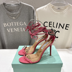 高版本出厂 「ᴀqᴜᴀᴢᴢᴜʀᴀ」AQUAZZURA/菠萝F072 2026ss夏季新款绑带高跟凉鞋__ 高版本出厂 「ᴀqᴜᴀᴢᴢᴜʀᴀ」AQUAZZURA/菠萝F072 2026ss夏季新款绑带高跟凉鞋__