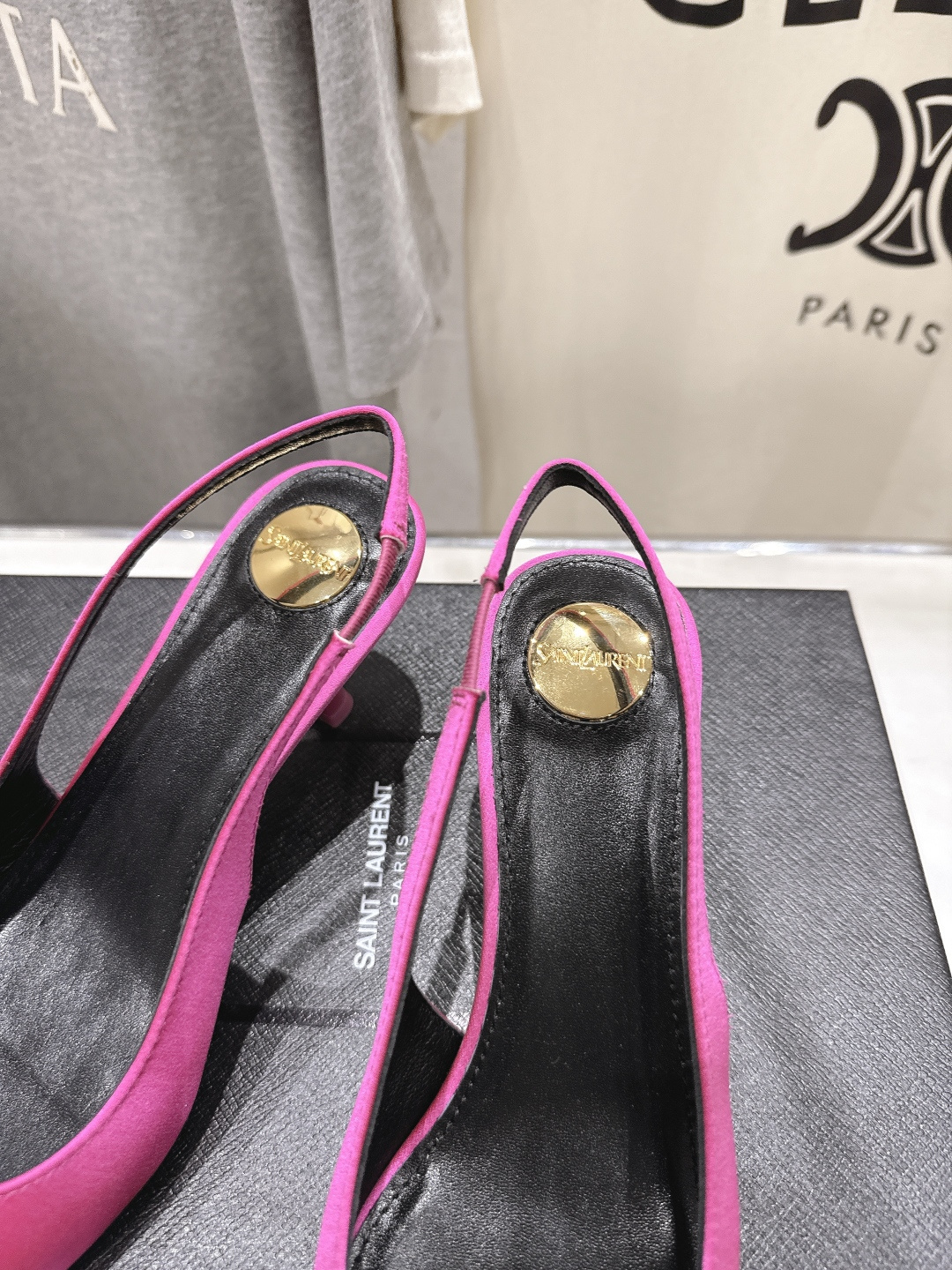 高版本出厂 「SAINT LAURENT*」圣罗兰ysl F030 26ss全新走秀新款后空高跟鞋凉鞋唯