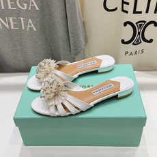 高版本出厂 「ᴀqᴜᴀᴢᴢᴜʀᴀ」AQUAZZURA/菠萝F072 2026ss夏季新款花朵平底拖鞋__ 高版本出厂 「ᴀqᴜᴀᴢᴢᴜʀᴀ」AQUAZZURA/菠萝F072 2026ss夏季新款花朵平底拖鞋__