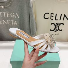 高版本出厂 「ᴀqᴜᴀᴢᴢᴜʀᴀ」AQUAZZURA/菠萝F072 2026ss夏季新款花朵平底拖鞋__ 高版本出厂 「ᴀqᴜᴀᴢᴢᴜʀᴀ」AQUAZZURA/菠萝F072 2026ss夏季新款花朵平底拖鞋__