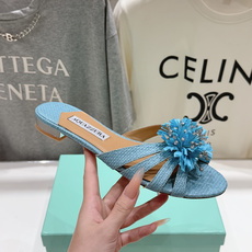 高版本出厂 「ᴀqᴜᴀᴢᴢᴜʀᴀ」AQUAZZURA/菠萝F072 2026ss夏季新款花朵平底拖鞋__ 高版本出厂 「ᴀqᴜᴀᴢᴢᴜʀᴀ」AQUAZZURA/菠萝F072 2026ss夏季新款花朵平底拖鞋__