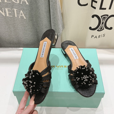 高版本出厂 「ᴀqᴜᴀᴢᴢᴜʀᴀ」AQUAZZURA/菠萝F072 2026ss夏季新款花朵平底拖鞋__ 高版本出厂 「ᴀqᴜᴀᴢᴢᴜʀᴀ」AQUAZZURA/菠萝F072 2026ss夏季新款花朵平底拖鞋__