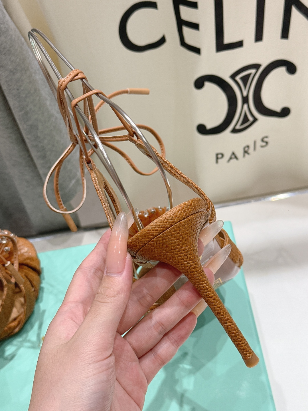 高版本出厂 「ᴀqᴜᴀᴢᴢᴜʀᴀ」AQUAZZURA/菠萝F072 2026ss夏季新款花朵高跟鞋凉鞋_
