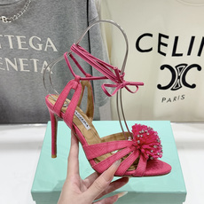 高版本出厂 「ᴀqᴜᴀᴢᴢᴜʀᴀ」AQUAZZURA/菠萝F072 2026ss夏季新款花朵高跟鞋凉鞋_ 高版本出厂 「ᴀqᴜᴀᴢᴢᴜʀᴀ」AQUAZZURA/菠萝F072 2026ss夏季新款花朵高跟鞋凉鞋_