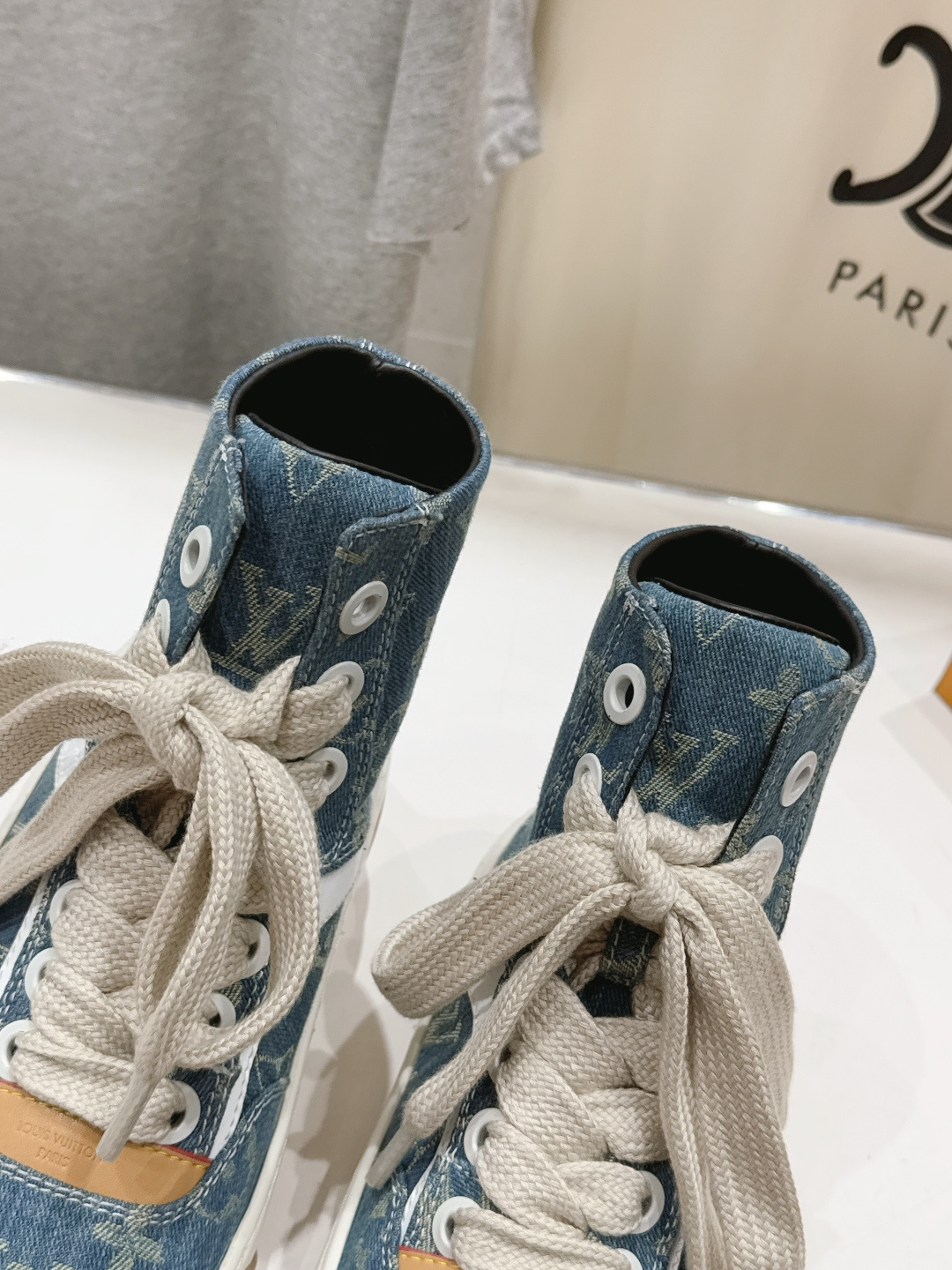 高版本出厂 情侣款  LOUIS VUITTON～LV路易威登F048 L家驴牌最新Tilted系列厚底