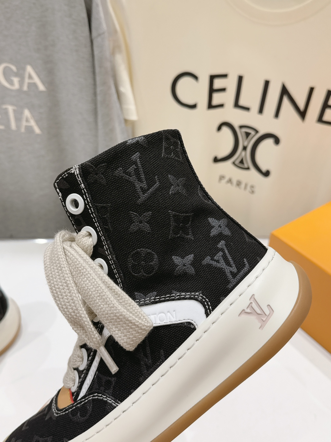 高版本出厂 情侣款  LOUIS VUITTON～LV路易威登F048 L家驴牌最新Tilted系列厚底