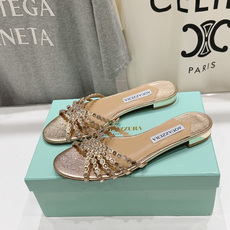 高版本出厂「ᴀqᴜᴀᴢᴢᴜʀᴀ」AQUAZZURA/菠萝F072 2026ss 夏季新款水钻平底拖鞋【市 高版本出厂「ᴀqᴜᴀᴢᴢᴜʀᴀ」AQUAZZURA/菠萝F072 2026ss 夏季新款水钻平底拖鞋【市