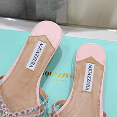 高版本出厂「ᴀqᴜᴀᴢᴢᴜʀᴀ」AQUAZZURA/菠萝F072 2026ss 夏季新款水钻平底拖鞋【市 高版本出厂「ᴀqᴜᴀᴢᴢᴜʀᴀ」AQUAZZURA/菠萝F072 2026ss 夏季新款水钻平底拖鞋【市