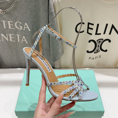 高版本出厂 凉鞋「ᴀqᴜᴀᴢᴢᴜʀᴀ」AQUAZZURA/菠萝F072 2026ss 夏季新款水钻高跟凉 高版本出厂 凉鞋「ᴀqᴜᴀᴢᴢᴜʀᴀ」AQUAZZURA/菠萝F072 2026ss 夏季新款水钻高跟凉