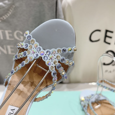高版本出厂 凉鞋「ᴀqᴜᴀᴢᴢᴜʀᴀ」AQUAZZURA/菠萝F072 2026ss 夏季新款水钻高跟凉 高版本出厂 凉鞋「ᴀqᴜᴀᴢᴢᴜʀᴀ」AQUAZZURA/菠萝F072 2026ss 夏季新款水钻高跟凉